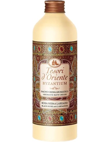 tesori d'oriente bagnoschiuma 500ml - byzantinum - rosa nera e labdano: tuttocasashop.it: igiene e cura della persona