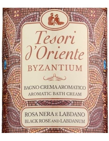 tesori d'oriente bagnoschiuma 500ml - byzantinum - rosa nera e labdano: tuttocasashop.it: igiene e cura della persona