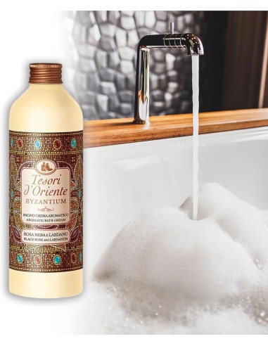 tesori d'oriente bagnoschiuma 500ml - byzantinum - rosa nera e labdano: tuttocasashop.it: igiene e cura della persona