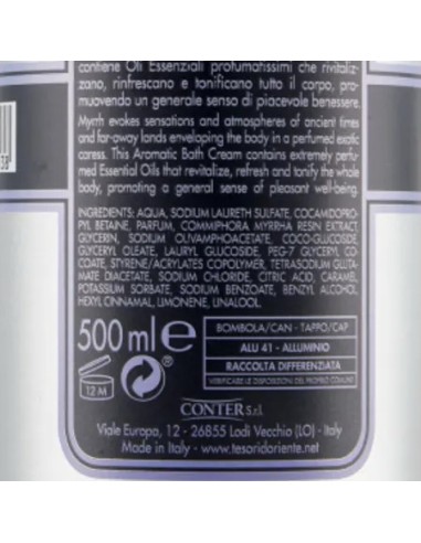 tesori d'oriente bagnoschiuma 500ml - mirra: tuttocasashop.it: igiene e cura della persona