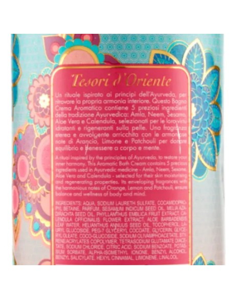 tesori d'oriente bagnoschiuma 500ml - ayurveda - amla e patchouli: tuttocasashop.it: igiene e cura della persona