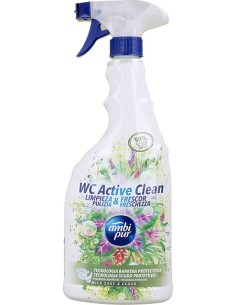 ambipur wc active clean spray 750ml - cedro e salvia: tuttocasashop.it: pulizia e cura della casa
