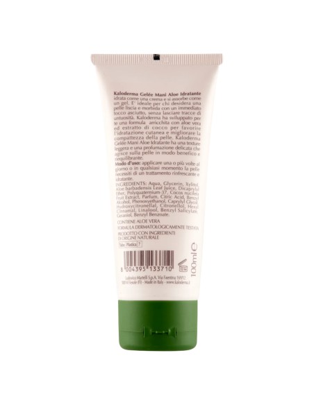 kaloderma gelee aloe 100ml - crema mani per pelle normale, secca, screpolata: tuttocasashop.it: igiene e cura della persona
