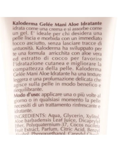 kaloderma gelee aloe 100ml - crema mani per pelle normale, secca, screpolata: tuttocasashop.it: igiene e cura della persona