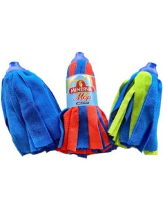 minerva mop lavapavimenti microfibra 160 grammi - attacco a vite universale: tuttocasashop.it: pulizia e cura della casa