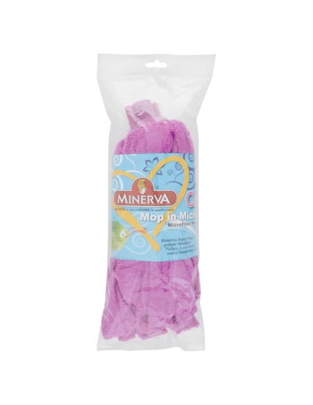 minerva mop lavapavimenti microfibra 160 grammi - attacco a vite universale: tuttocasashop.it: pulizia e cura della casa