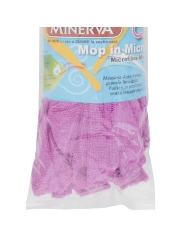 minerva mop lavapavimenti microfibra 160 grammi - attacco a vite universale: tuttocasashop.it: pulizia e cura della casa