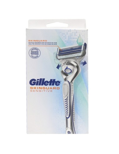 gillette skinguard rasoio - base con 1 testina ricambio - pelle sensibile: tuttocasashop.it: igiene e cura della persona