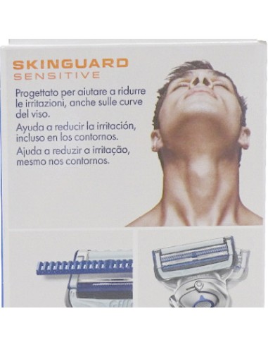 gillette skinguard rasoio - base con 1 testina ricambio - pelle sensibile: tuttocasashop.it: igiene e cura della persona