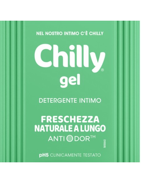 chilly detergente intimo 200ml - gel freschezza naturale a lungo - antiodor: tuttocasashop.it: igiene e cura della persona