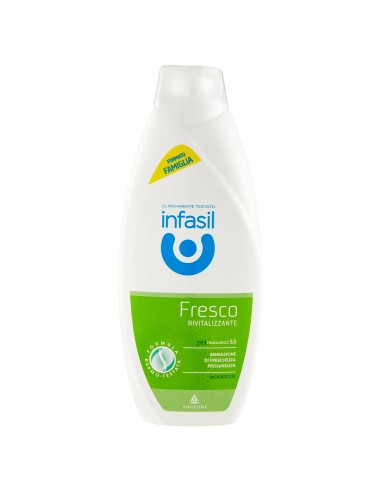 infasil bagnodoccia - 500ml - fresco rivitalizzante - ph 5.5 fisiologico: tuttocasashop.it: igiene e cura della persona