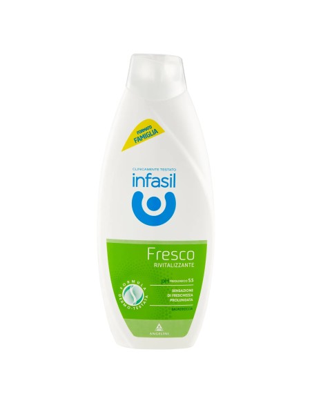 infasil bagnodoccia - 500ml - fresco rivitalizzante - ph 5.5 fisiologico: tuttocasashop.it: igiene e cura della persona