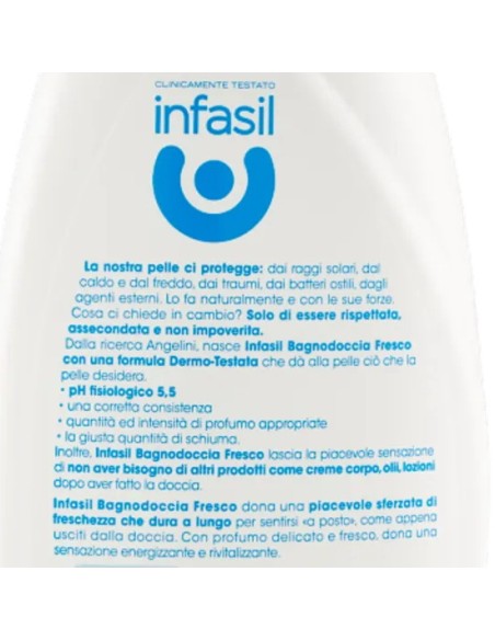 infasil bagnodoccia - 500ml - fresco rivitalizzante - ph 5.5 fisiologico: tuttocasashop.it: igiene e cura della persona
