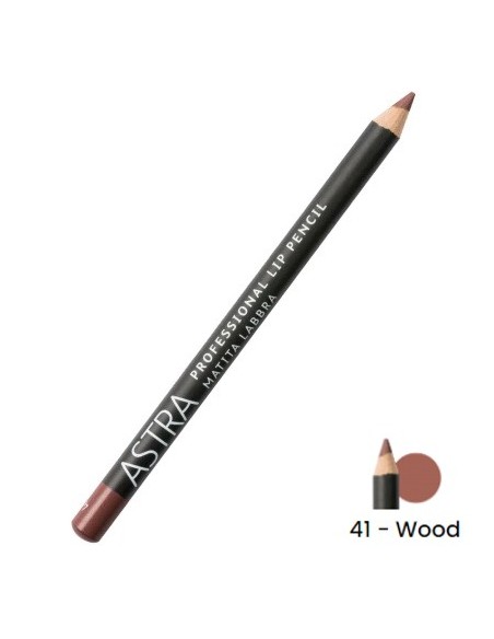 astra professional lip pencil - matita labbra - 41 - wood: tuttocasashop.it: igiene e cura della persona