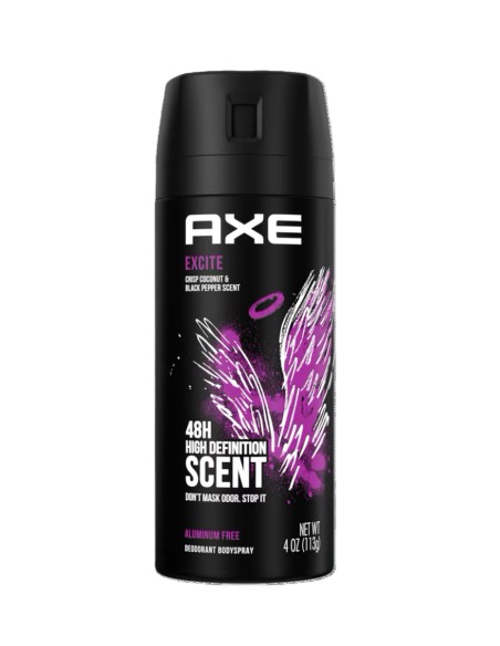 axe deodorante body spray for men - 150ml - excite: tuttocasashop.it: igiene e cura della persona