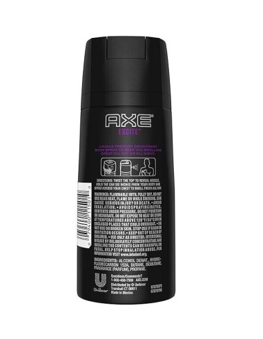 axe deodorante body spray for men - 150ml - excite: tuttocasashop.it: igiene e cura della persona