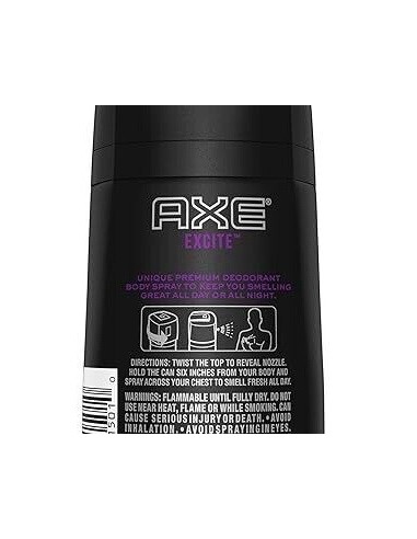 axe deodorante body spray for men - 150ml - excite: tuttocasashop.it: igiene e cura della persona