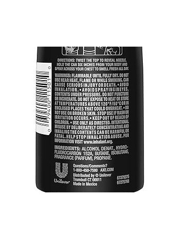 axe deodorante body spray for men - 150ml - excite: tuttocasashop.it: igiene e cura della persona