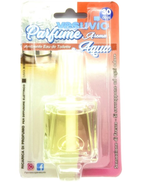 vesuvio ricarica deodorante elettrico compatibile ambipur - aqua: tuttocasashop.it: pulizia e cura della casa