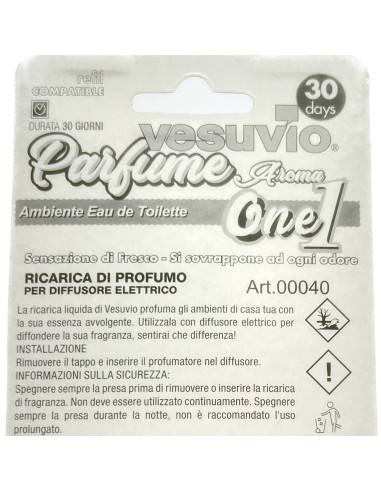 vesuvio ricarica deodorante elettrico compatibile ambipur - one 1: tuttocasashop.it: pulizia e cura della casa