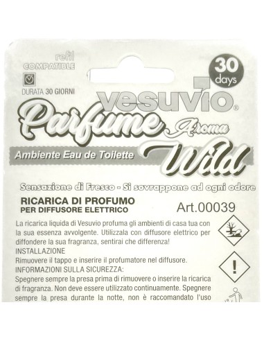 vesuvio ricarica deodorante elettrico compatibile ambipur - wild: tuttocasashop.it: pulizia e cura della casa