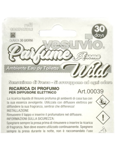 vesuvio ricarica deodorante elettrico compatibile ambipur - wild: tuttocasashop.it: pulizia e cura della casa