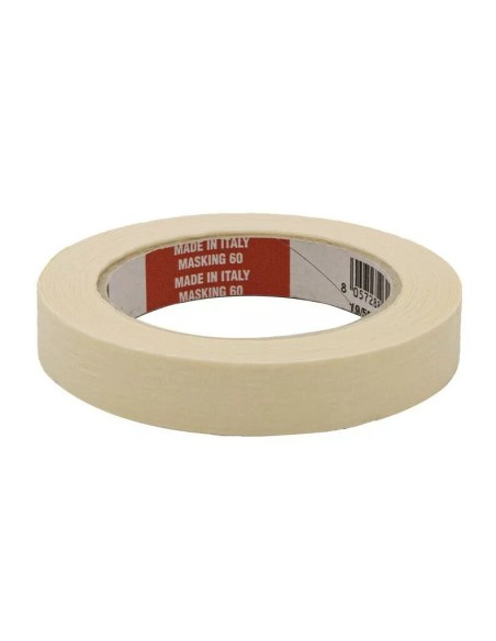 lc nastro adesivo di carta 19mm x 50 metri - gommata incollante a solvente: tuttocasashop.it: altro - bazar