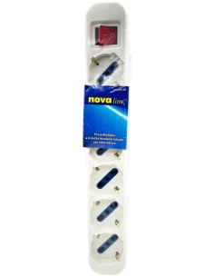 multipresa 6 posti universali con interruttore - cavo 1.5m - spina 16a: tuttocasashop.it: altro - bazar