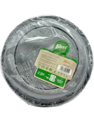 the best 25 piatti plastica riutilizzabili - dessert diametro 17cm - argento: tuttocasashop.it: carta & monouso