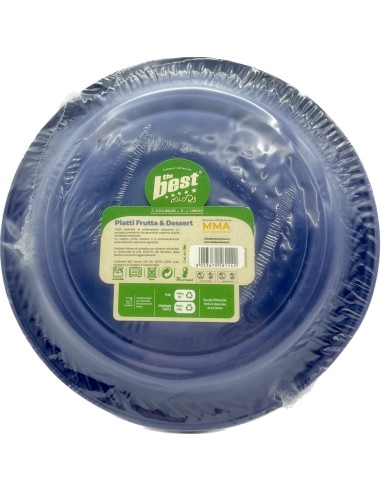 the best 25 piatti plastica riutilizzabili - dessert diametro 17cm - blu: tuttocasashop.it: carta & monouso