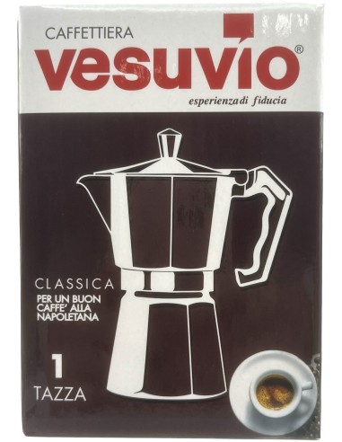 vesuvio - caffettiera moka classica - 1 tazza: tuttocasashop.it: altro - bazar