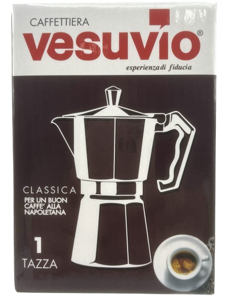 vesuvio - caffettiera moka classica - 1 tazza: tuttocasashop.it: altro - bazar