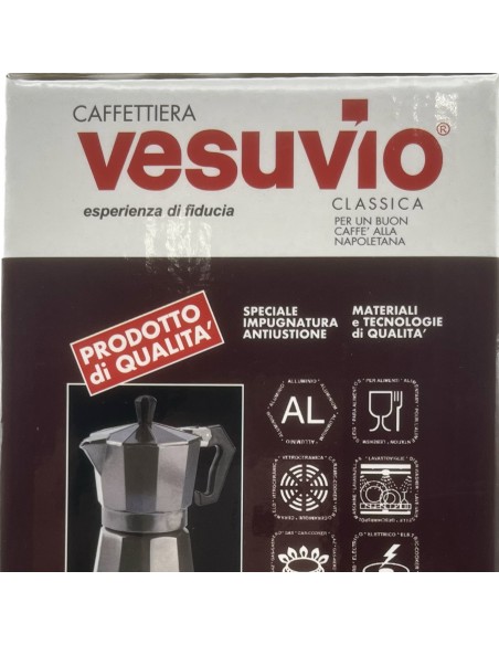 vesuvio - caffettiera moka classica - 1 tazza: tuttocasashop.it: altro - bazar