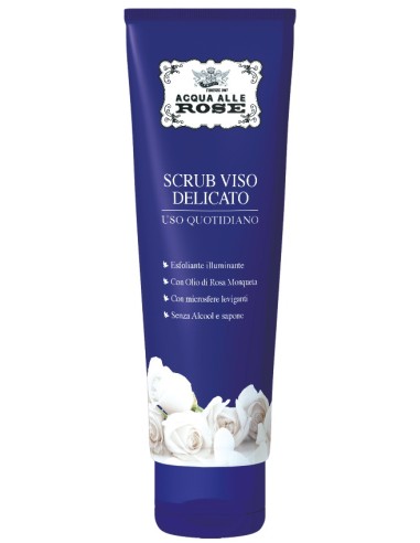 acqua alle rose roberts scrub viso delicato esfoliante illuminante - 150ml: tuttocasashop.it: igiene e cura della persona