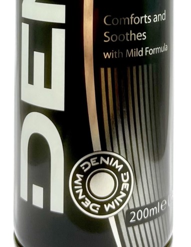 denim shaving gel - schiuma da barba gel - 200ml - black: tuttocasashop.it: igiene e cura della persona