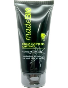 madebio crema corpo - 200ml - con bio canapa e zenzero: tuttocasashop.it: igiene e cura della persona