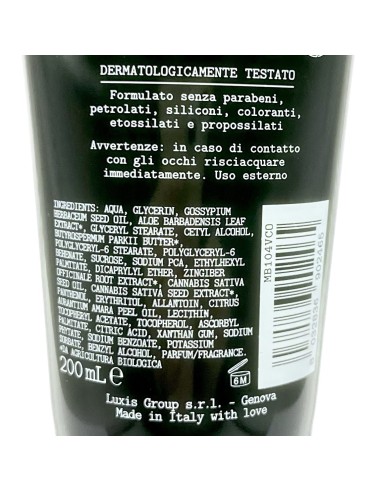 madebio crema corpo - 200ml - con bio canapa e zenzero: tuttocasashop.it: igiene e cura della persona