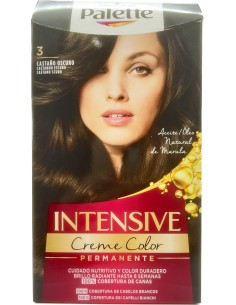 palette intensive creme color - permanente - 3 castano scuro: tuttocasashop.it: igiene e cura della persona