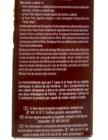 palette intensive creme color - permanente - 3 castano scuro: tuttocasashop.it: igiene e cura della persona