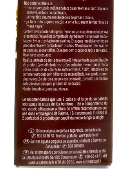 palette intensive creme color - permanente - 3 castano scuro: tuttocasashop.it: igiene e cura della persona