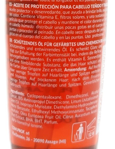 plura vita olio protettivo per capelli - 100ml - capelli trattati o colorati: tuttocasashop.it: igiene e cura della persona