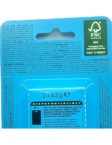 sence lip balm - 2 stick protettivo labbra da 4.3g - classico: tuttocasashop.it: igiene e cura della persona