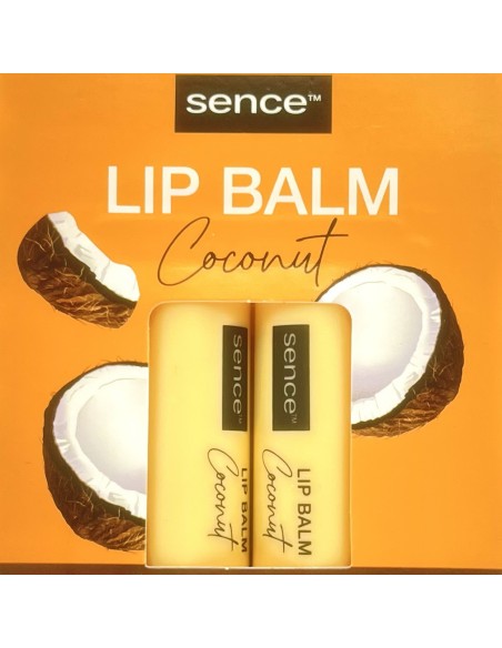 sence lip balm - 2 stick protettivo labbra da 4.3g - coconut: tuttocasashop.it: igiene e cura della persona