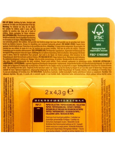 sence lip balm - 2 stick protettivo labbra da 4.3g - coconut: tuttocasashop.it: igiene e cura della persona
