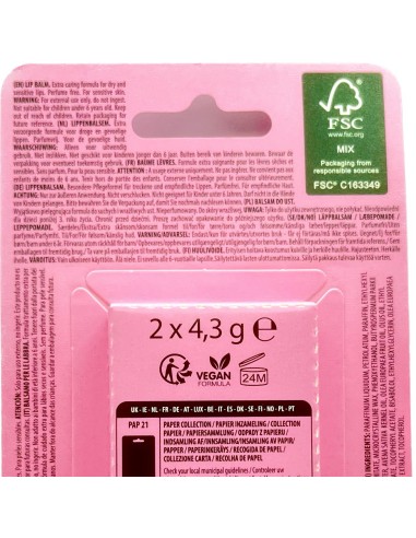 sence lip balm - 2 stick protettivo labbra da 4.3g - sensitive: tuttocasashop.it: igiene e cura della persona