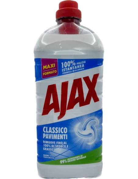 ajax pavimenti detergente liquido - 1250ml - classico: tuttocasashop.it: pulizia e cura della casa