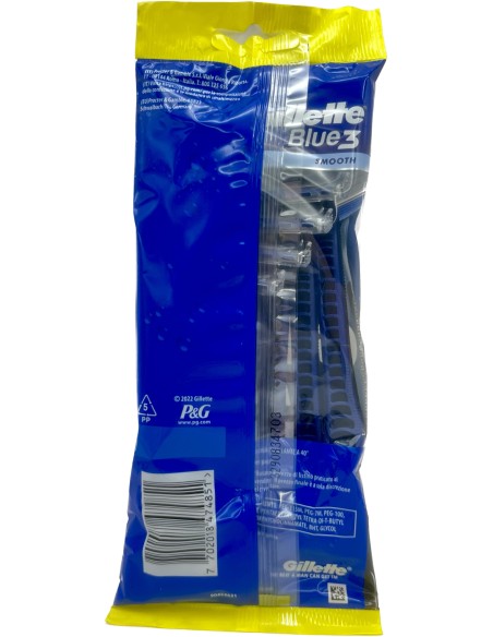 gillette blue 3 - 6 rasoi con testina oscillante lubrificante a tripla lama: tuttocasashop.it: igiene e cura della persona