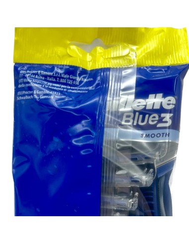 gillette blue 3 - 6 rasoi con testina oscillante lubrificante a tripla lama: tuttocasashop.it: igiene e cura della persona