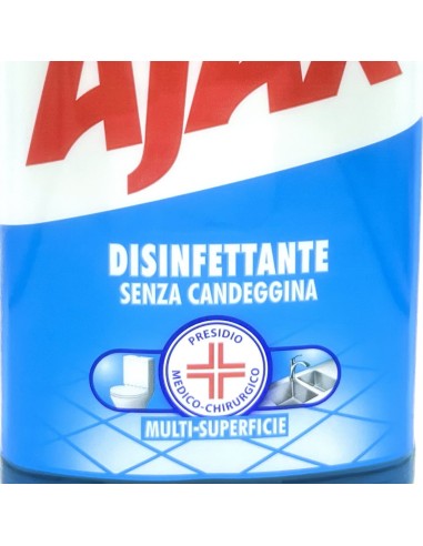 ajax pavimenti detergente liquido - 1250ml - disinfettante: tuttocasashop.it: pulizia e cura della casa