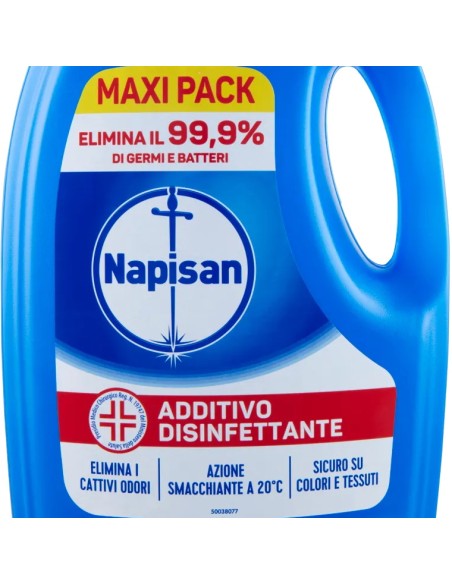 napisan additivo liquido igienizzante bucato - maxi pack 2200ml - classico: tuttocasashop.it: prodotti per bucato e tessuti